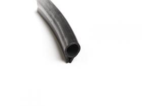 Rubber seal roof strap end stanchion